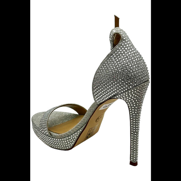 Michael Kors Women's Jordyn Ankle-Strap Platform Sandals Silver - Medium - Picture 3 of 3